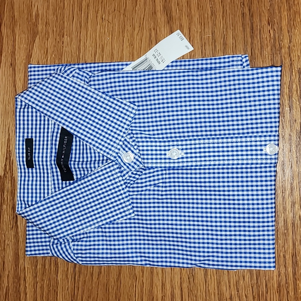 TOMMY HILLFIGER SHIRT MEDIUM - Picture 3 of 6
